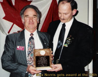 Max Norris receiving award (1994)